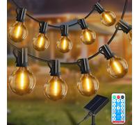 Vivreal G40 Solar LED String Lights - 15m, 25+1 LED, Outdoor Solar & USB Garden Lights with Copper & ABS, Dimmable, Replaceable, and Multi-Mode