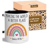 Vivulla68 50th Birthday Mug, 1976 Vintage Coffee Cup for Women, Men, Her, Him, Gift Idea for Wife, Husband, Mom, Dad, Sister, Friend Turning Fifty, Funny Gag Present, Happy 50 Year Old Celebration