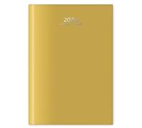 VIVVAS 2026 Diary Week to View WTV & Day A Page DAP Diaries Appointment Times Full Year Hardback Planner for Student, Teacher, Home, Office Year Planner (Mustard Yellow, A4 Day A Page)