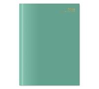 VIVVAS 2026 Diary Week to View WTV & Day A Page DAP Diaries Appointment Times Full Year Hardback Planner for Student, Teacher, Home, Office Year Planner (Soft Teal, A5 week To View)