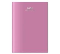 VIVVAS 2026 Diary Week to View WTV & Day A Page DAP Diaries Appointment Times Full Year Hardback Planner for Student, Teacher, Home, Office Year Planner (Dusty Rose, A6 Day A Page)
