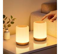 VIWAVE Night Light with 256 RGB & Timer,2 Packs Dimmable Baby Night Light Kids with Memory,Rechargeable Bedside Lamps Touch Battery Lamp,Toddler Portable Nightlight for Adults,Children,Bedroom,Camping