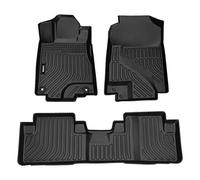 VIWIK Floor Mats Compatible for 2012 2013 2014 2015 2016 CR-V LX EX SE, Car Mats All Weather Custom Floor Liners Full Set Include 1st and 2nd Row Front & Rear, Automotive Floor Mats TPE Black