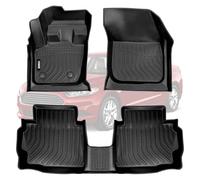 VIWIK Floor Mats Fits for 2013-2016 Fusion Energi/Titanium, 2013-2016 MKZ, Car Mats All Weather Protection Custom Full Set Liner Include 1st and 2nd Row Front & Rear, Automotive Floor Mats TPE Black