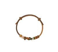 Viwind Tibetan Lucky Bracelet for Women Lucky Charm Bracelet Braided Qiankun Bagua Buddhist Style Adjustable Wrist Bracelet Red Rope Bracelets, Kleine, Nylon, No Gemstone