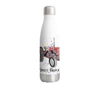Vixar Tractor Personalised Custom Bottle with your Text/name truck Dump Bottle double Wall insulated Stainless steel sport Drinks 500ml