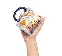 Vixar You’re a Grate Mom Coloured Mug Cup Cute Mother’s Day Gift 11oz (Black)
