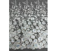 VIXDA 130cm 3D Flower Lace Fabric DIY Wedding Dress Three - dimensional sunflower floating soft mesh embroidery lace