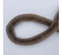 VIXDA 1m Thickened Artificial Rabbit Fur Trim Clothes Accessory Faux Fur Strips For Sweater Coat Hood Hat DIY Fluffy Garment Materials