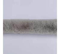 VIXDA 1m Thickened Artificial Rabbit Fur Trim Clothes Accessory Faux Fur Strips For Sweater Coat Hood Hat DIY Fluffy Garment Materials