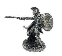 VIXDA 1pcs Ancient Spartan Rome Soliders Figurines Miniatures Vintage Metal Soldiers Model Statue Desktop Ornament Gift