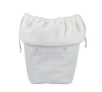 VIXDA 2025 Winter O Bag Large Capacity Classic Mini Plush Fur Furry Organizer Top Drawstring Colorful Inner Insert for Obag Winter