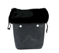 VIXDA 2025 Winter O Bag Large Capacity Classic Mini Plush Fur Furry Organizer Top Drawstring Colorful Inner Insert for Obag Winter