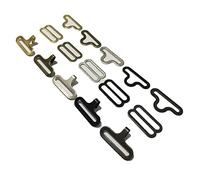 VIXDA 25 sets Bow Tie Hardware Necktie Hook Bow Tie or Cravat Clips Fasteners to Make Adjustable Straps on Bow Tie dip