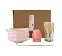 VIXDA 4PCS/5PCS Ceramic matcha set with mouth bowl tea ordering tool Japanese matcha bowl, the for gifting