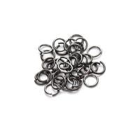 VIXDA 50-200pcs Jump Rings Split Rings Connectors For Diy Jewelry Finding Making Accessories Wholesale Supplies