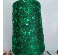 VIXDA 500g Cotton Yarn 6mm+3mm Colour Special Sequin Yarn DIY Garment Rag Doll Knitting Yarn Big Sequin Thread