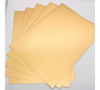 VIXDA 5Pcs A4 Gold and Silver Card 250GSM For Card Making & Paper Crafts Mirror Board/Holographic Paper