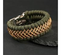 VIXDA 7-core Braided Paracord Rope Bracelet for Men - Handmade Outdoor Survival Wristband Camping Wristband Vintage Style Jewelry