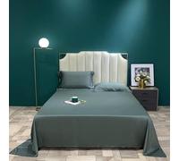 VIXDA Natural Mulberry Silk Flat Sheet Solid Color Bed Sheet Single Double King Size Bedding Sheet