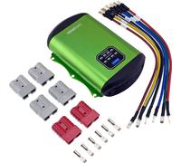 Vixen Go 12V 40A DC to DC On-Board MPPT Automotive Battery Charger Using Solar or Vehicle Alternator to Charge Auxiliary Battery in RVs, Cars, Boats, Yachts (Green) VGE