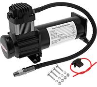Vixen Horns Heavy Duty Onboard Air Compressor 200 PSI. Universal Replacement for Truck/Car Train Horn/Suspension/Ride/Bag kit/System. Fits All 12v Vehicles Like Semi/Pickup VXC8301B