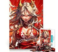 Vixens Wrath Adults 1000 Pieces Puzzle Mind Training Fun Burr Free Clean Cut Pieces Heartwarming Gathering Activity (38x52cm)