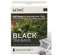 VIXI Black Tea, 100 Tea Bags, 100% Natural from Ancient Tea Tree, Premium for Hot and Cold Brew, 7.00 Oz