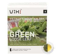 VIXI Vietnam's Mountain Tea, Taste Better than Tea Grown on Farm, 100% Natural from Ancient Tea Tree, Loose Leaf, Gunpowder Premium Green Tea for Hot and Cold Brew (2.82 Oz)
