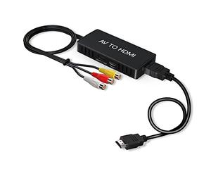VIXLW RCA to HDMI Converter, AV to HDMI Converter, 1080P Mini Composite to HDMI Adapter,Support PAL/NTSC for PC/Laptop/TV/WII/Xbox/PS one/PS2/PS3/STB/VHS/VCR/Blue-Ray DVD Players ect.