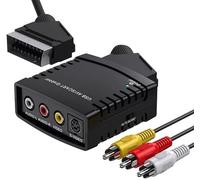 VIXLW Video Grabber Video Capture Card, Video to Digital Converter, VHS to Digital Converter Transfer TV Hi8 VHS to DVD, RCA to USB Video Converter with AV to Scart Adapter and RCA Cable