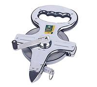 VIXPET 50 m / 100 m Steel Tape Measure with Conical Head and Portable Handle (100 m)-50m