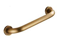 VIXPET Bath Handle Grip Grab Bars， Bathroom Handrails Wall Mounted Support Rail Brass Brushed Grab Rails Elderly Auxiliary tools-30cm
