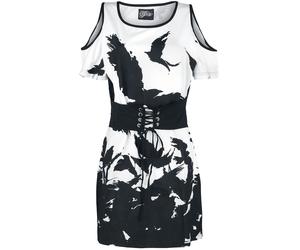 Vixxsin Night Of The Crow Top T-Shirt black white S