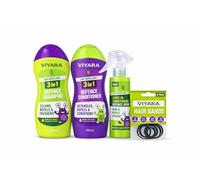Viyara Kids Lice Repellent Hair Care Kit with Tea Tree Oil - Shampoo & Conditioner Set for Children - Basic, Grooming & Complete Options - Gentle Daily Use (4, Complete Kit)