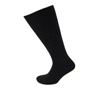 Viyella Mens Plain Ribbed City Grey Wool Half Hose Sock