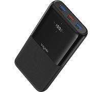 VIYISI 22.5W Fast Charging Power Bank Portable Charger with 4 Outputs & 3 Inputs Battery Pack Compatible with iPhone 17 16 15 14 13 Samsung Huawei Oneplus Travel Essentials (Black)