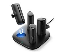 VIYISI 4-Pack Portable Chargers USB C 5000 mAh [4 PCS] Fast Charging Power Bank for iPhone 15 Android, Shared Charging Station Dock with 4 Powerbanks Set for Home, Cafe, Office, Hotel, Restaurant, ect