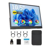 Viyivwine 10.5" 1920x1280 Seconds Laptop Monitor 3:2 100% sRVB with 45° Adjustable Stand, USB-C HDMI Computer Screen for Laptop, PC, Phone, Mac