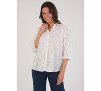 VIZ-A-VIZ Floral Applique Shirt - 10/12