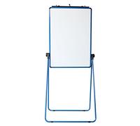 VIZ-PRO ECO Magnetic U-Stand Whiteboard/Flipchart Easel, 70 X 90 cm, Blue