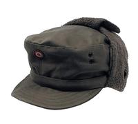 viz-uk wear Austrian Army Olive Drab Winter Pile Cap Grade 1 (57)