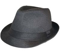 viz-uk wear Black Trilby Hat 58