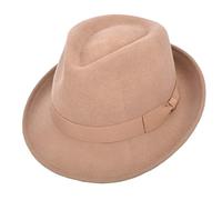 viz-uk wear Gents Crushable Wool Felt Trilby Hat With Ribbon Band