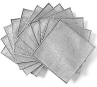 VIZAG New Upgrade Steel Wire Dishcloth,Double-Layer Multipurpose Wire Dishwashing Rag,Powerful Cleaning Non-Scratch Wire Dishcloth Rag for Cookware, Sinks, Dishes, Stove Tops (9)