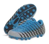 VIZARI Boys FG Football Boots - Kids Firm Ground Football Shoes for Indoor & Outdoor Play - Comfortable Youth Soccer Cleats for Training & Match Use
