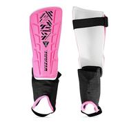 Vizari Malaga Shin Guard, Pink/Black, X-Small