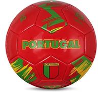 Vizari National Team Soccer Balls | Eight National Team Countryballs to Choose from (3, Portugal Red)