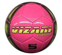 VIZARI Sports Cordoba Football Ball | Unique Graphics | Footballs for Kids & Adults | Available in 5 Colours (Pink, Size 3)