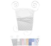 Vizaro - Baby Stroller/Pram Sun Shade/Cover - Pure Premium Cotton - Made in EU - OekoTex - Safe for Babies - C. Little Stars